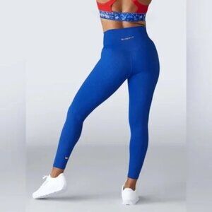 SheFit Boss Leggings Size Luxe (W 12–14, Large) Sodalite Blue NWT High-Rise 7/8